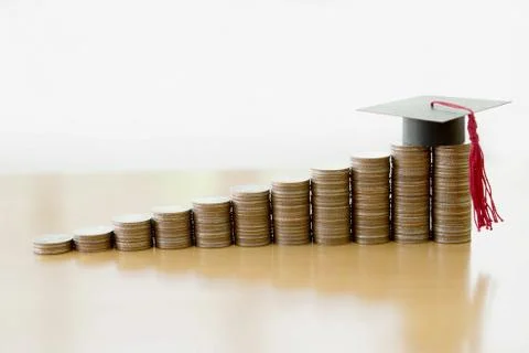 Saveing for eudcation Foto stock