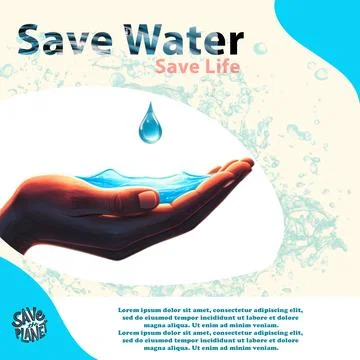Savewater Stock Illustration