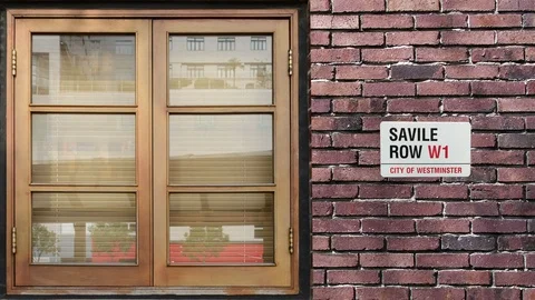 Savile Row Stock Footage 116420658