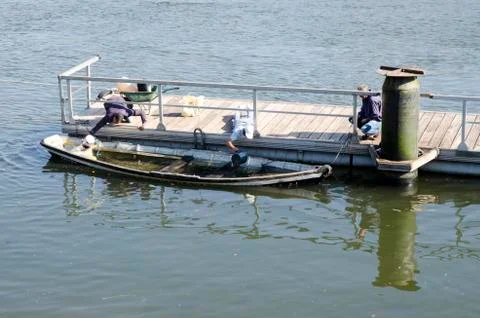 Saving a Boat Stock Photos