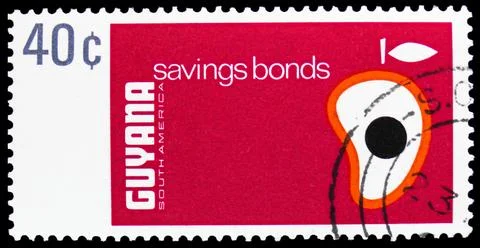 Saving Bonds Fruit, Efficiency year serie, circa 1968 Stock Photos