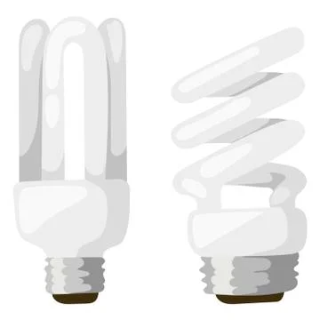 Saving bulbs vector illustration electric bright icon power shape conservation Ilustración de archivo