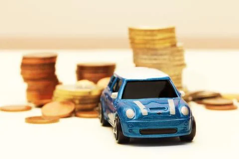 Saving for car Stock Photos