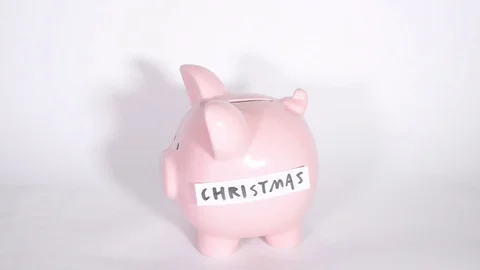 Saving for Christmas Stock Footage 82820765