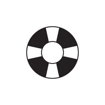 Saving circle icon. Elements of beach holidays icon. Premium quality graphic Illustrazione stock