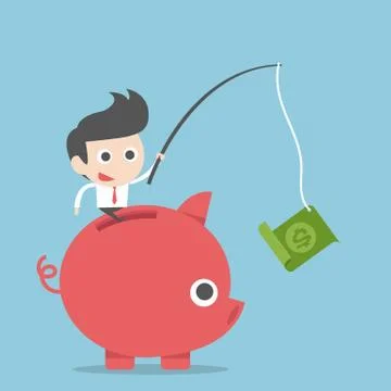 Saving concept Stock Illustration