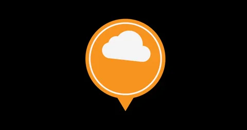 Saving Documents in cloud storage Stock Footage 257179597