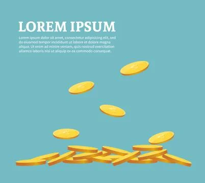 Saving dollar coin in jar. concept vector illustration Flat design style vector Illustrazione stock