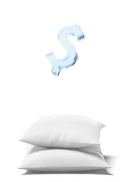 Saving dollar concept Illustrazione stock