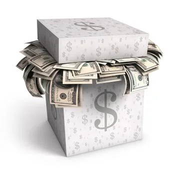 Saving Dollar Stock Illustration