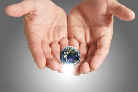 Saving the earth Stock Illustration