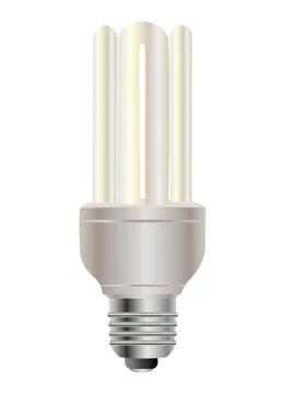 Saving energy light bulb Stock Illustration