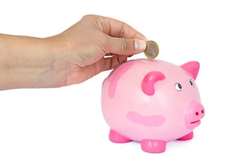 Saving Euros Foto stock