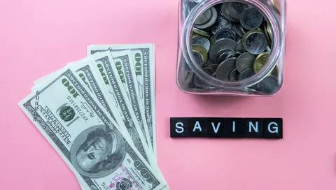 Saving for the future concept. Stock Photos