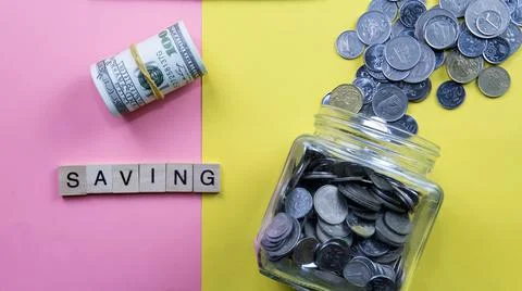 Saving for the future concept. Stock Photos