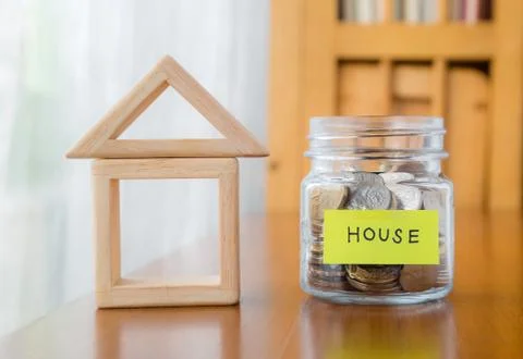 Saving for a home Stock Photos