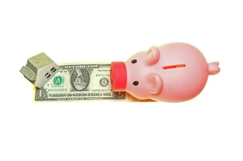 Saving for house concept Stock Photos