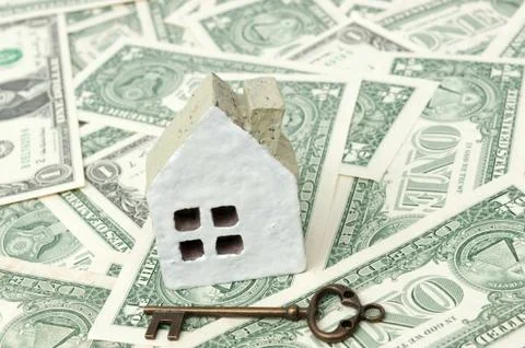 Saving for house concept Stock Photos