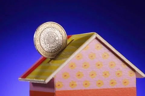 Saving for  house Stock Photos