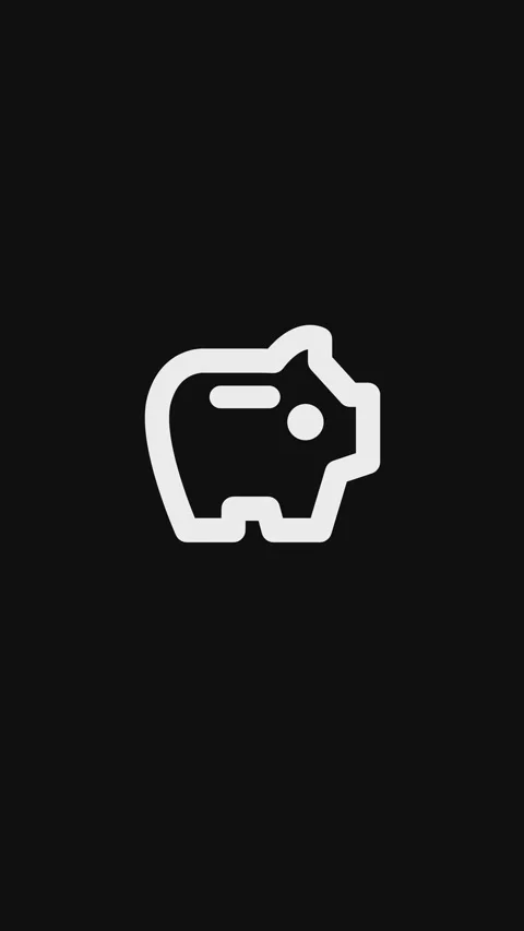 Saving icon outline simple animation. Stock Footage 297150212