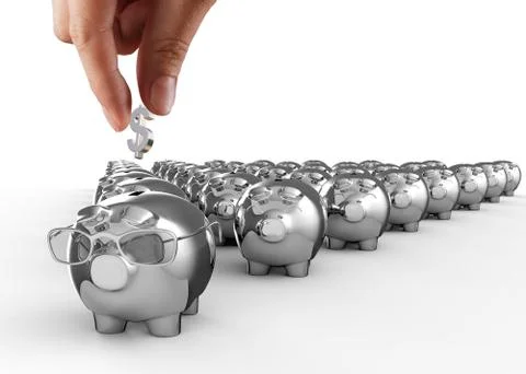 Saving Stock Illustration