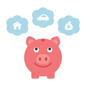 Saving Stock Illustration