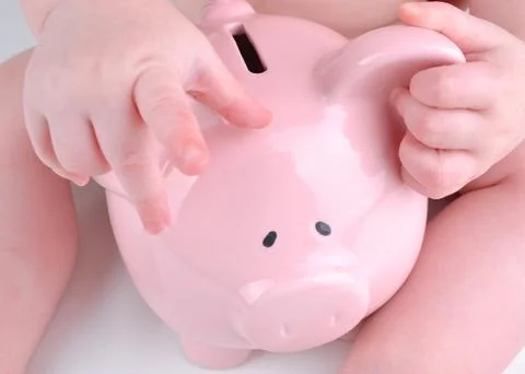 Saving for Kids Stock Photos