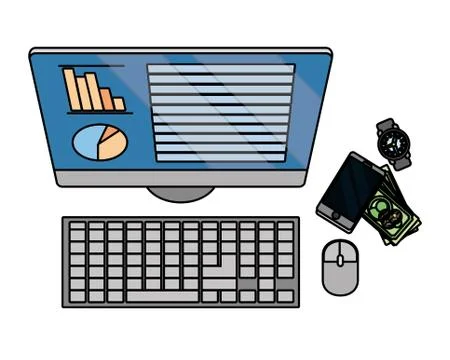 Saving money cartoon 스톡 일러스트