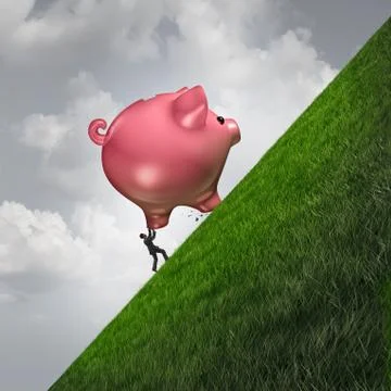 Saving Money Challenge Stock Illustration