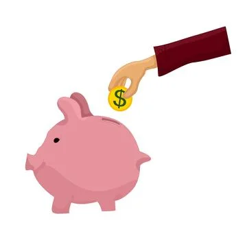 Saving Money Concept Stock Illustration