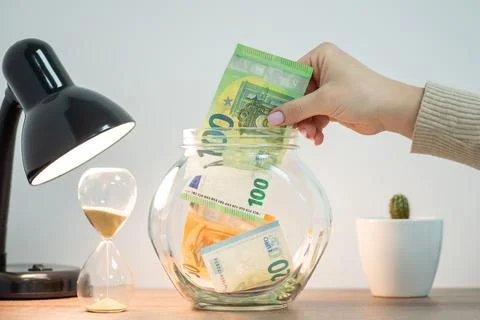 Saving money for a dream Stock Photos
