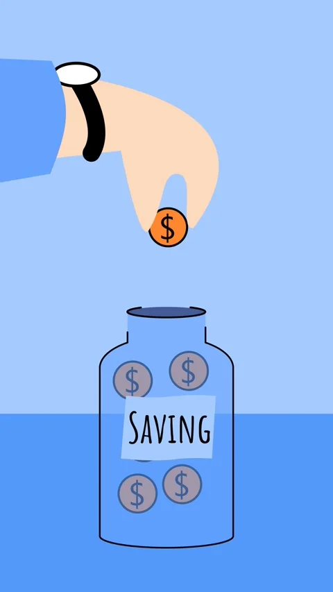 Saving money Stock Footage 294839405