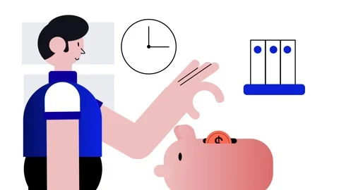 Saving money Stock Footage 296074683