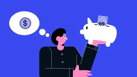 Saving money Stock Footage 300378789