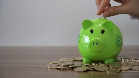 Saving Money for Future Stock Footage 87078554