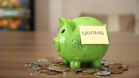 Saving Money for Future Stock Footage 87088384