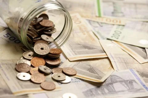 Saving money for the future Stock Photos