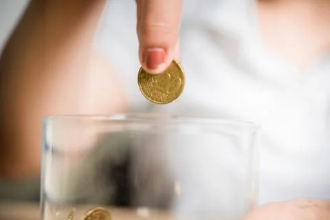 Saving money for the future 스톡 사진