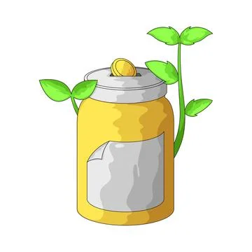 Saving money illustration Stock Illustration
