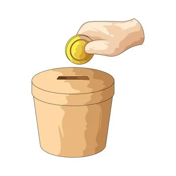 Saving money illustration Stock Illustration