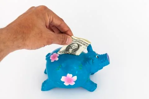 Saving money Stock Photos