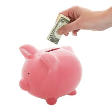 Saving money Foto stock