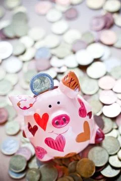 Saving money Foto stock