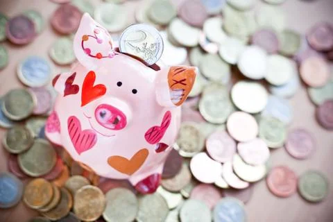 Saving money Foto stock