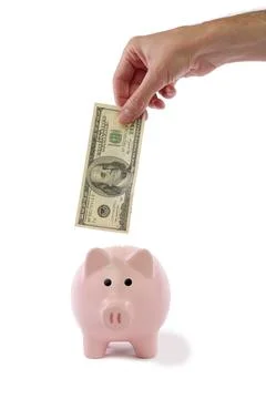 Saving money Stock Photos
