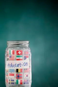 Saving money for study aboard Stock Photos