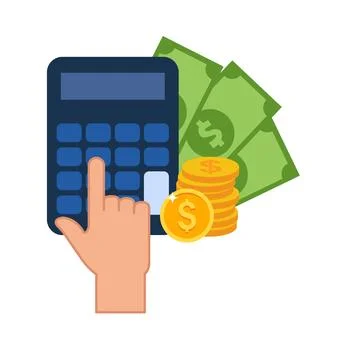 Saving money - vector illustration Stock Illustration