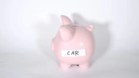 Saving for a new car Stock Footage 83124682