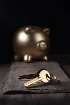 Saving For A New Home Foto stock