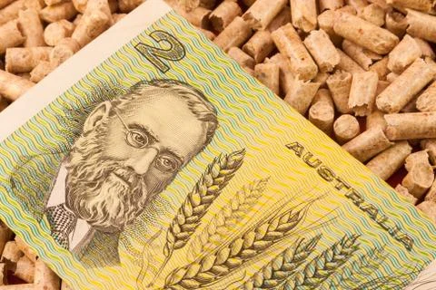 Saving pellet Stock Photos